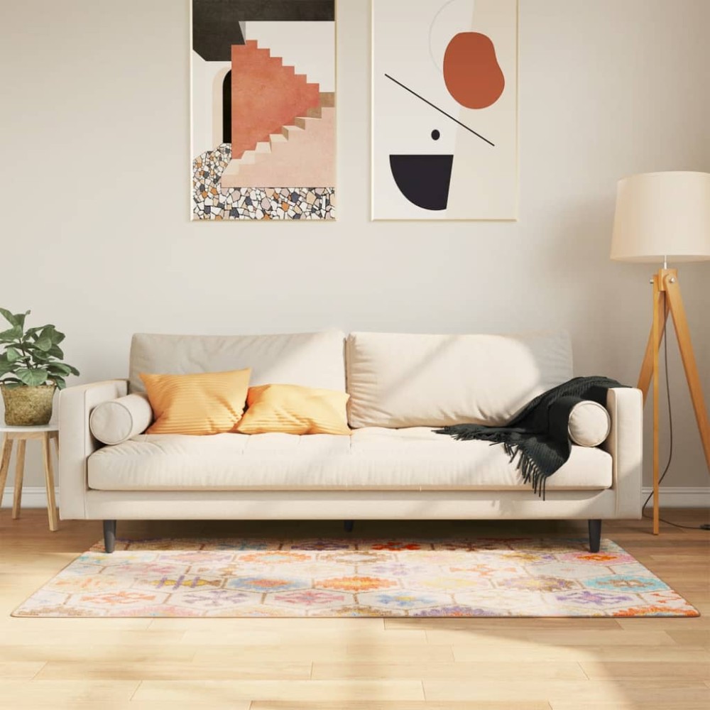 vidaXL Χαλί Πλενόμενο Πολύχρωμο 80x150cm