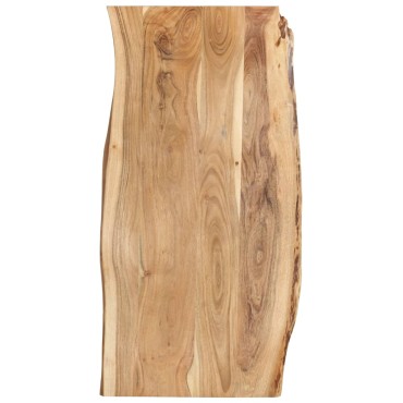 vidaXL Επιφάνεια Τραπεζιού 118x(50-60)x2,5cm Μασίφ Ξύλο Ακακίας 1 τεμ.