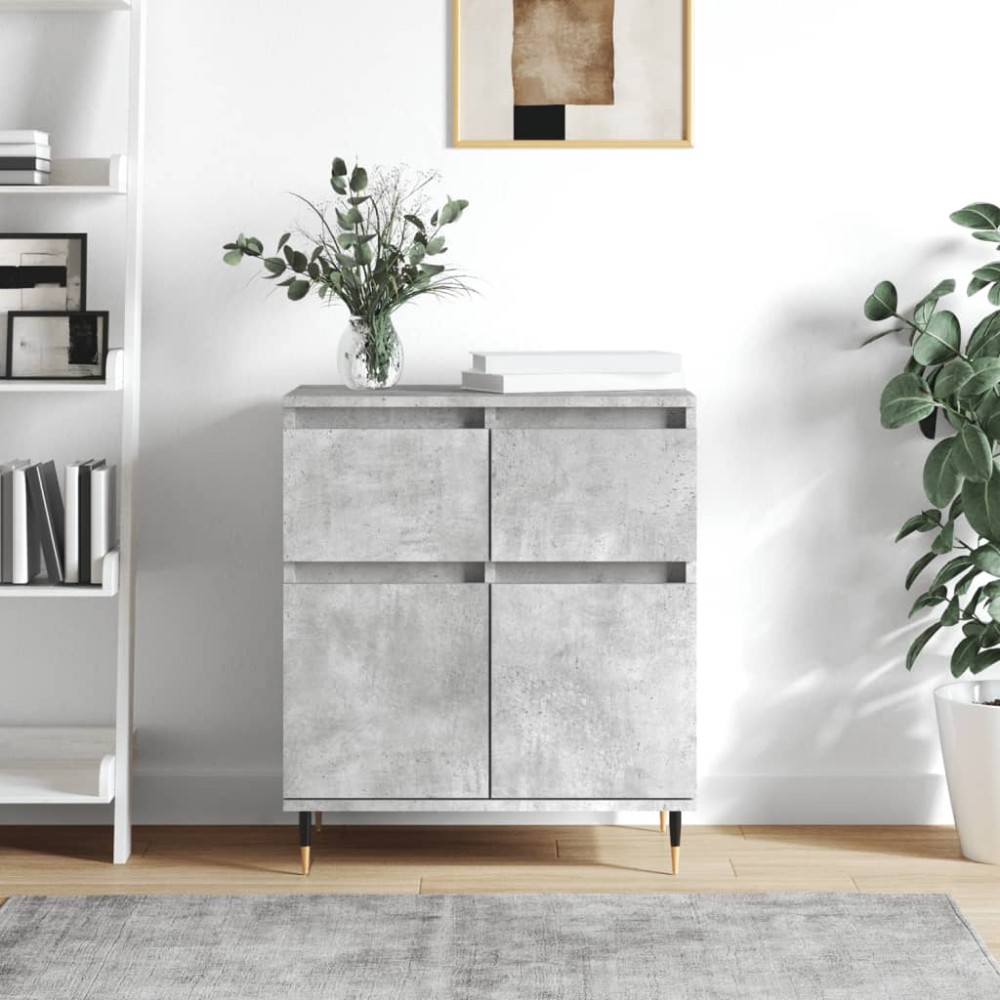 vidaXL Ντουλάπι Γκρι Σκυροδέματος 60x35x70cm Επεξεργασμένο Ξύλο 1 τεμ.