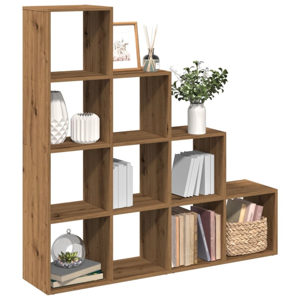 vidaXL Βιβλιοθήκη/Διαχωριστικό Χώρου 4 Επ. 131,5x29x131,5cm Επ. Ξύλο 1 τεμ. vidaXL Βιβλιοθήκη/Διαχωριστικό Χώρου 4 Επ. 131,5x29x131,5cm Επ. Ξύλο 1 τεμ.