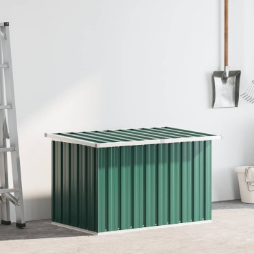 vidaXL Κουτί Αποθήκευσης Κήπου Πράσινο 109x67x65cm 1 τεμ.