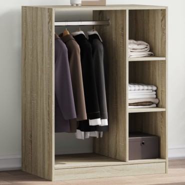 vidaXL Ντουλάπα Χρώμα Sonoma Δρυς 77 x 48 x 102 εκ. Επεξεργασμένο Ξύλο