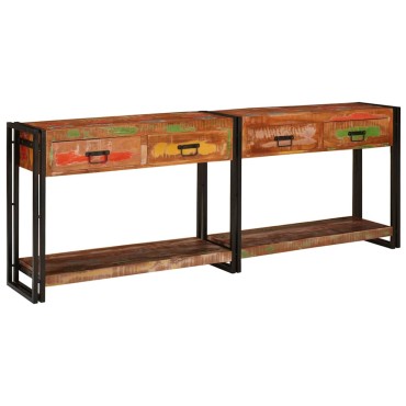 vidaXL Τραπέζια Κονσόλες 2 τμχ. Πολύχρωμο 200x33x75 εκ