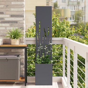 vidaXL Οθόνη Ιδιωτικότητας Κήπου Ανθρακί 32 x 32 x 150 εκ