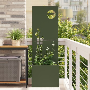 vidaXL Οθόνη Ιδιωτικότητας Κήπου Λαδί 50 x 32 x 150 εκ