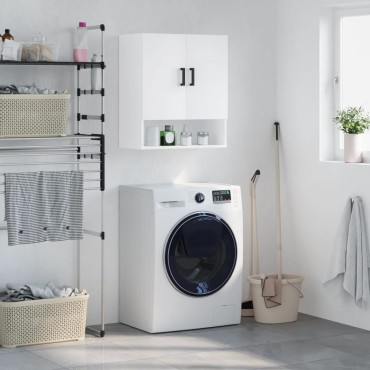 vidaXL Ντουλάπι Τοίχου Λευκό 60x31x70cm από Επεξεργασμένο Ξύλο 1 τεμ.