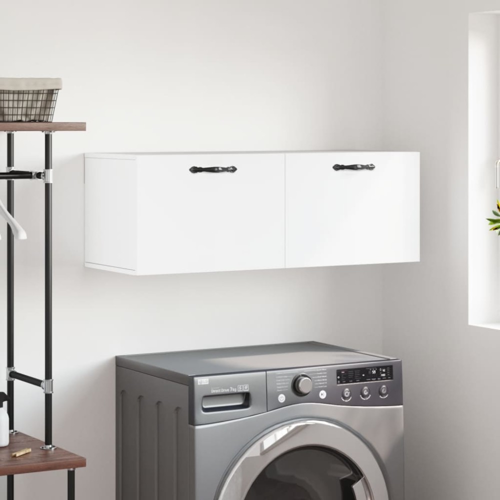 vidaXL Ντουλάπι Τοίχου Λευκό 100x36,5x35cm από Επεξεργασμένο Ξύλο 1 τεμ.
