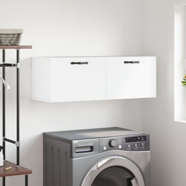vidaXL Ντουλάπι Τοίχου Λευκό 100x36,5x35cm από Επεξεργασμένο Ξύλο 1 τεμ.