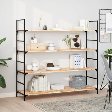 vidaXL Ράφια Κρεμαστά 2 τεμ. 140x40x2cm Ακατέργαστο Μασίφ Ξύλο Ακακίας