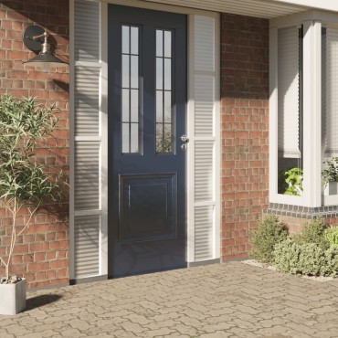 vidaXL Μεμβράνες Παραθύρων Ματ Σχεδίαση με Ρίγες PVC