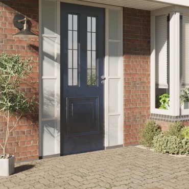 vidaXL Μεμβράνη Παραθύρου Ματ Σχεδίαση με Ρίγες 45x1000 εκ. PVC