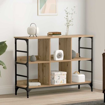 vidaXL Πλαϊνό γραφείο Artisan Oak 102x32x73,5 εκ 1 τεμ.