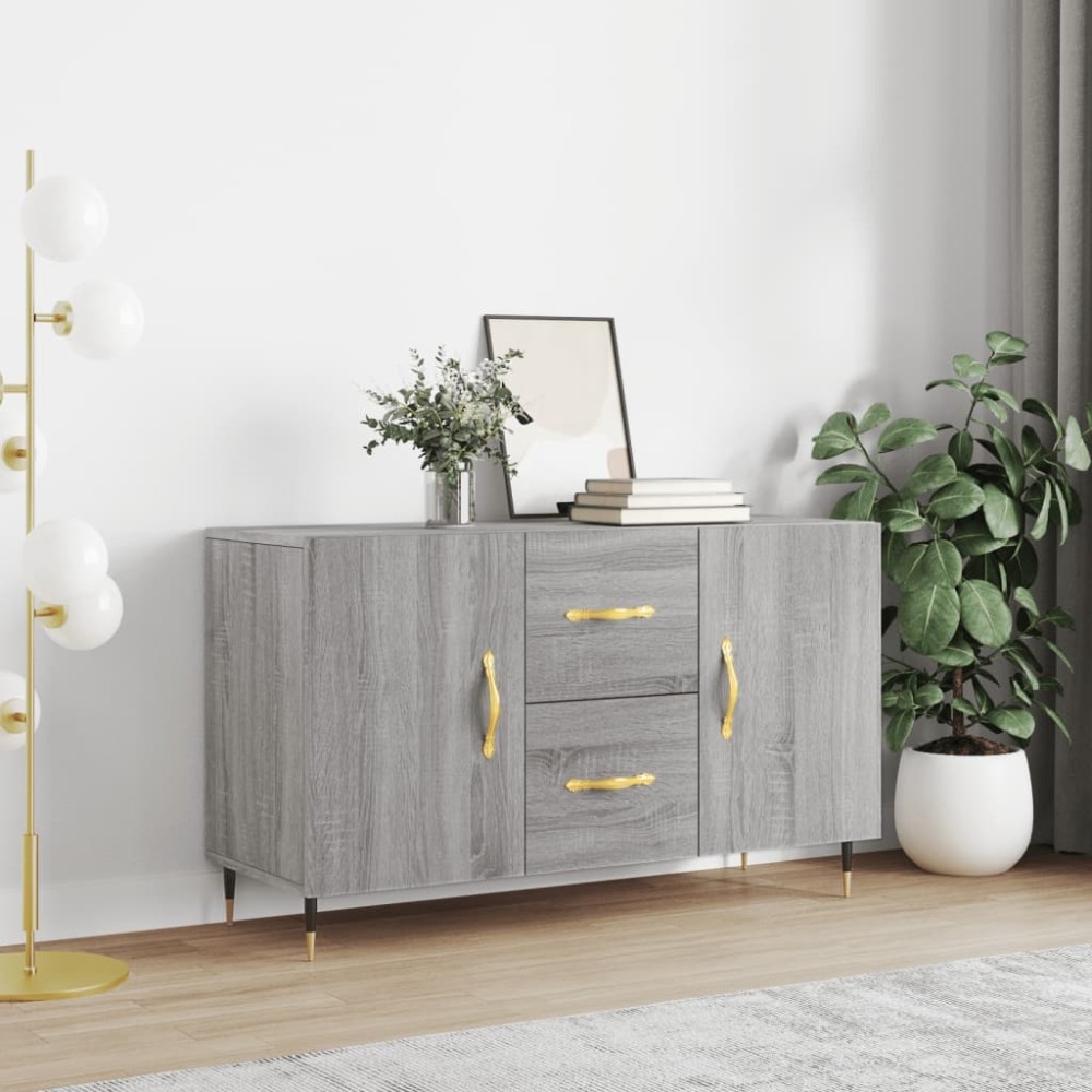 vidaXL Μπουφές Γκρι Sonoma 100x36x60cm από Επεξεργασμένο Ξύλο 1 τεμ.