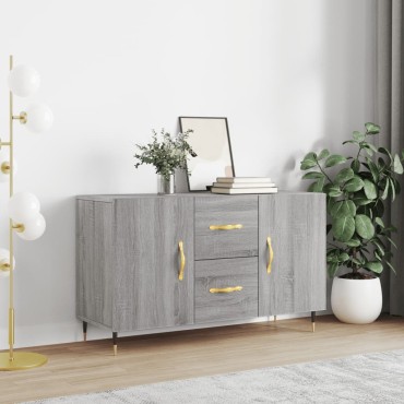 vidaXL Μπουφές Γκρι Sonoma 100x36x60cm από Επεξεργασμένο Ξύλο 1 τεμ.