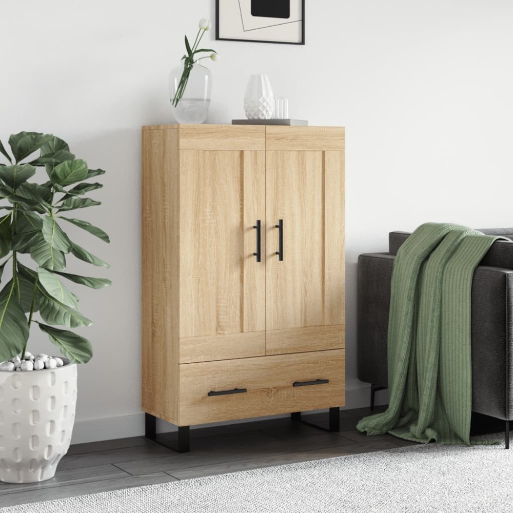 vidaXL Ντουλάπα Sonoma Δρυς 69,5x31x115cm από Επεξεργασμένο Ξύλο 1 τεμ.