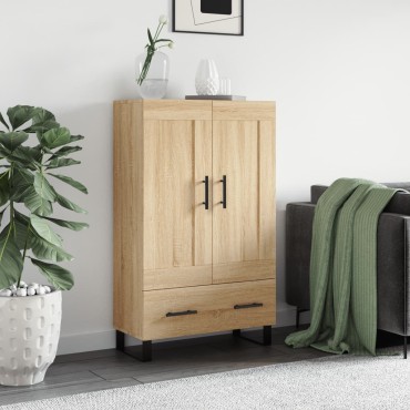 vidaXL Ντουλάπα Sonoma Δρυς 69,5x31x115cm από Επεξεργασμένο Ξύλο 1 τεμ.