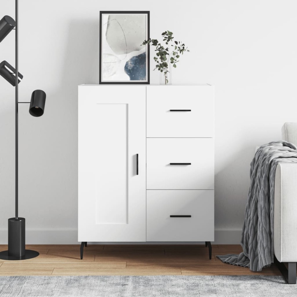 vidaXL Ντουλάπι Λευκό 69,5x34x90cm από Επεξεργασμένο Ξύλο 1 τεμ.