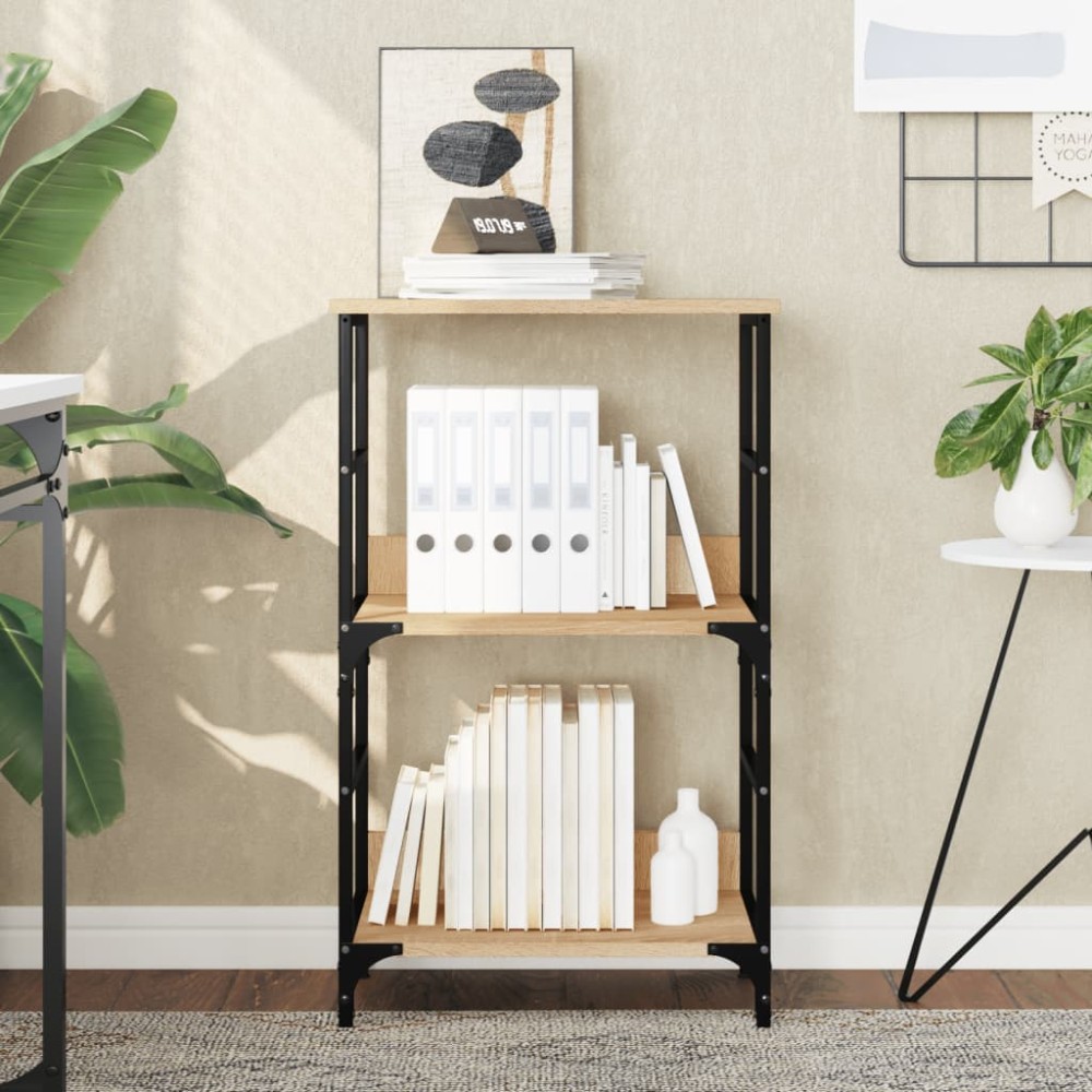 vidaXL Βιβλιοθήκη Sonoma Δρυς 50x33x82cm από Επεξεργασμένο Ξύλο 1 τεμ.