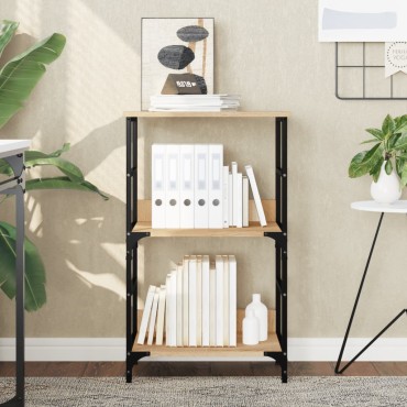 vidaXL Βιβλιοθήκη Sonoma Δρυς 50x33x82cm από Επεξεργασμένο Ξύλο 1 τεμ.