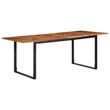 vidaXL Τραπεζαρία 200x100x75cm από Μασίφ Ξύλο Ακακίας 1 τεμ.