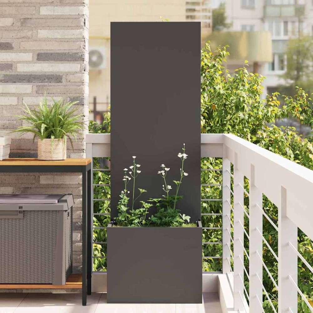 vidaXL Οθόνη Ιδιωτικότητας Κήπου Μαύρο 50 x 32 x 150 εκ