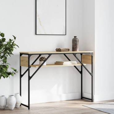 vidaXL Τραπέζι Κονσόλα Sonoma Δρυς 105x30x75cm από Επεξεργ. Ξύλο 1 τεμ.