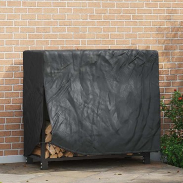 vidaXL Κάλυμμα για ξυλιέρα Μαύρο 61x122x106cm Ύφασμα 420D Oxford 1 τεμ.