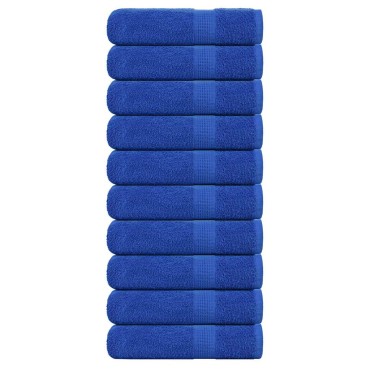 vidaXL Χειροπετσέτες FROGN 10 τεμ. Μπλε 50x100 εκ. 360 γρ./μ²