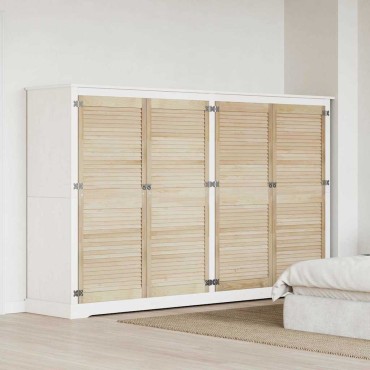 vidaXL Πόρτα Ντουλάπας με πόρτα 4 τμχ. Φυσικό 140,5 x 2,1 x 59,5 cm