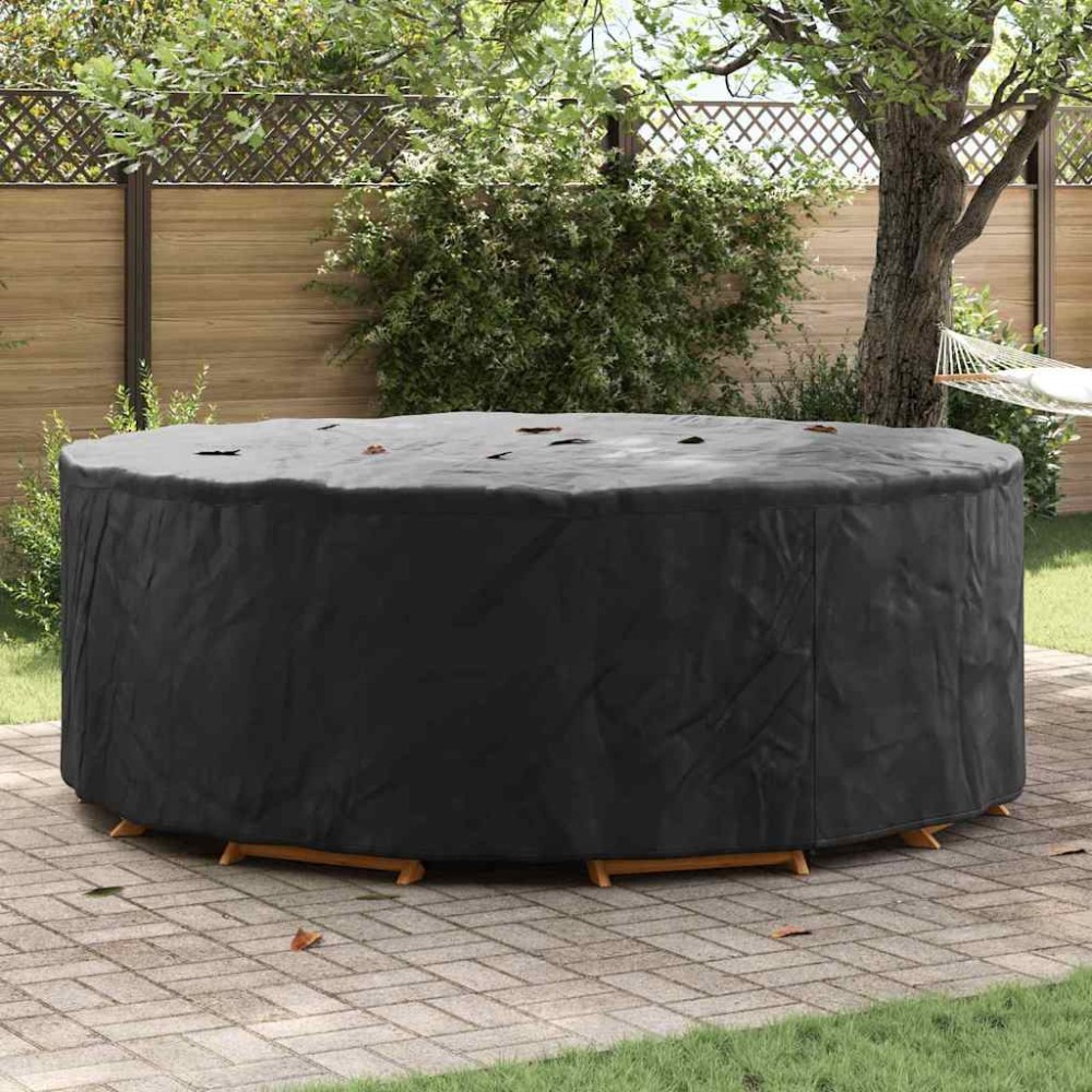 vidaXL Κάλυμμα επίπλων 244x244x71cm Υφασμα Oxford 210D Γύρος 1 τεμ.