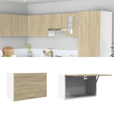 vidaXL Κρεμαστό Ντουλάπι "Lyon" Ξύλο Sonoma Δρυς 60x31x40cm από Τεχνητό Ξύλο 1 τεμ.