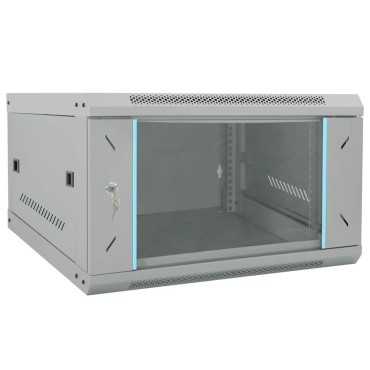 vidaXL Ντουλάπα δικτύου με αποθήκευση Γκρι 53 x 60 x 30 εκ Ατσάλι