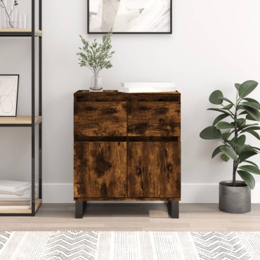 vidaXL Ντουλάπι Καπνιστή Δρυς 60x35x70cm από Επεξεργασμένο Ξύλο 1 τεμ.