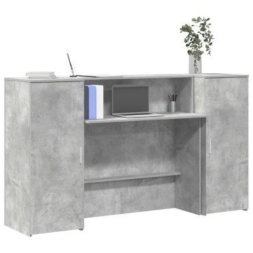 vidaXL Γραφείο υποδοχής 180x50x103,5cm Επεξεργασμένο Ξύλο 1 τεμ.
