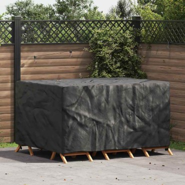 vidaXL Κάλυμμα επίπλων Μονόχρωμο Μαύρο 180x140x90cm 210D 1 τεμ.