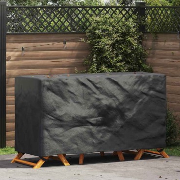 vidaXL Κάλυμμα επίπλων Μονόχρωμο Μαύρο 180x70x90cm 210D 1 τεμ.