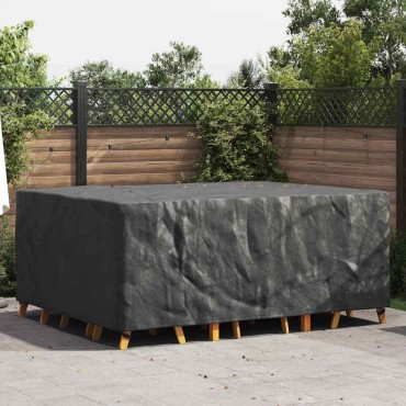 vidaXL Κάλυμμα επίπλων Μονόχρωμο Μαύρο 240x190x90cm 210D 1 τεμ.