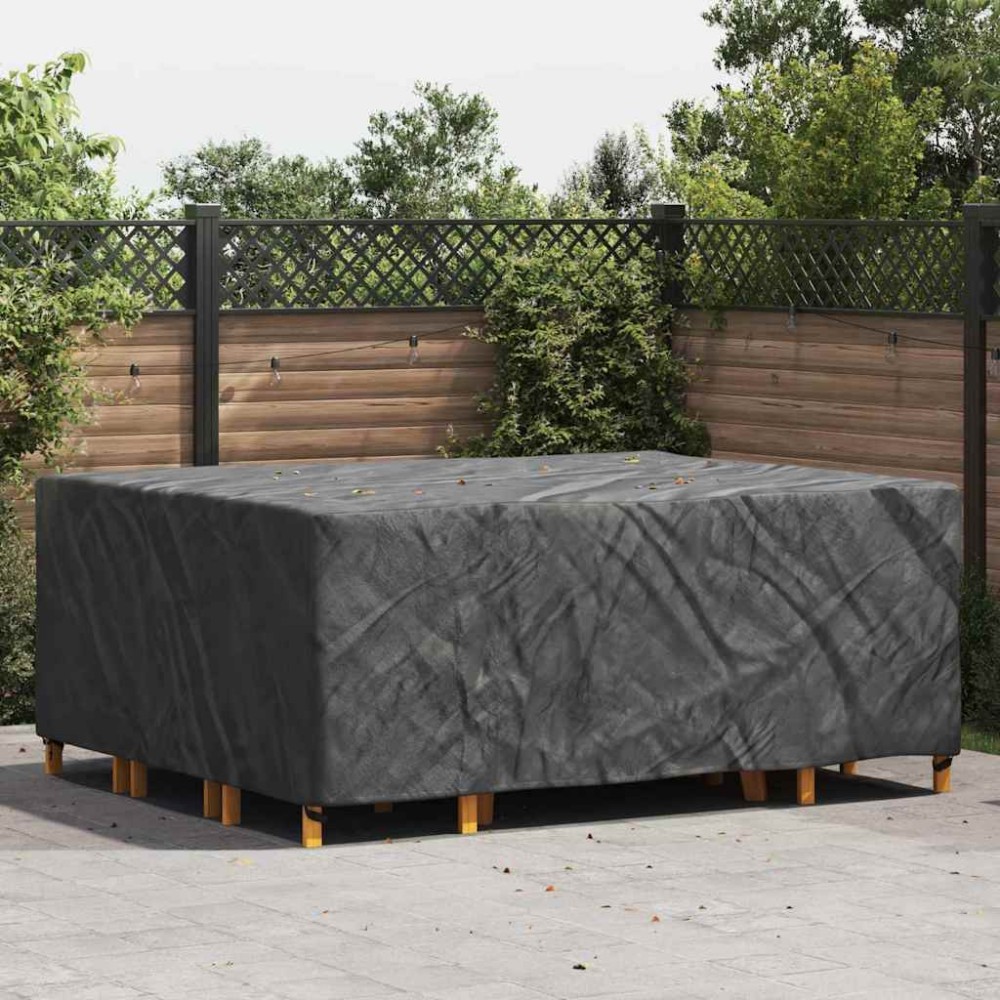 vidaXL Κάλυμμα επίπλων Μονόχρωμο Μαύρο 250x210x90cm 210D 1 τεμ.