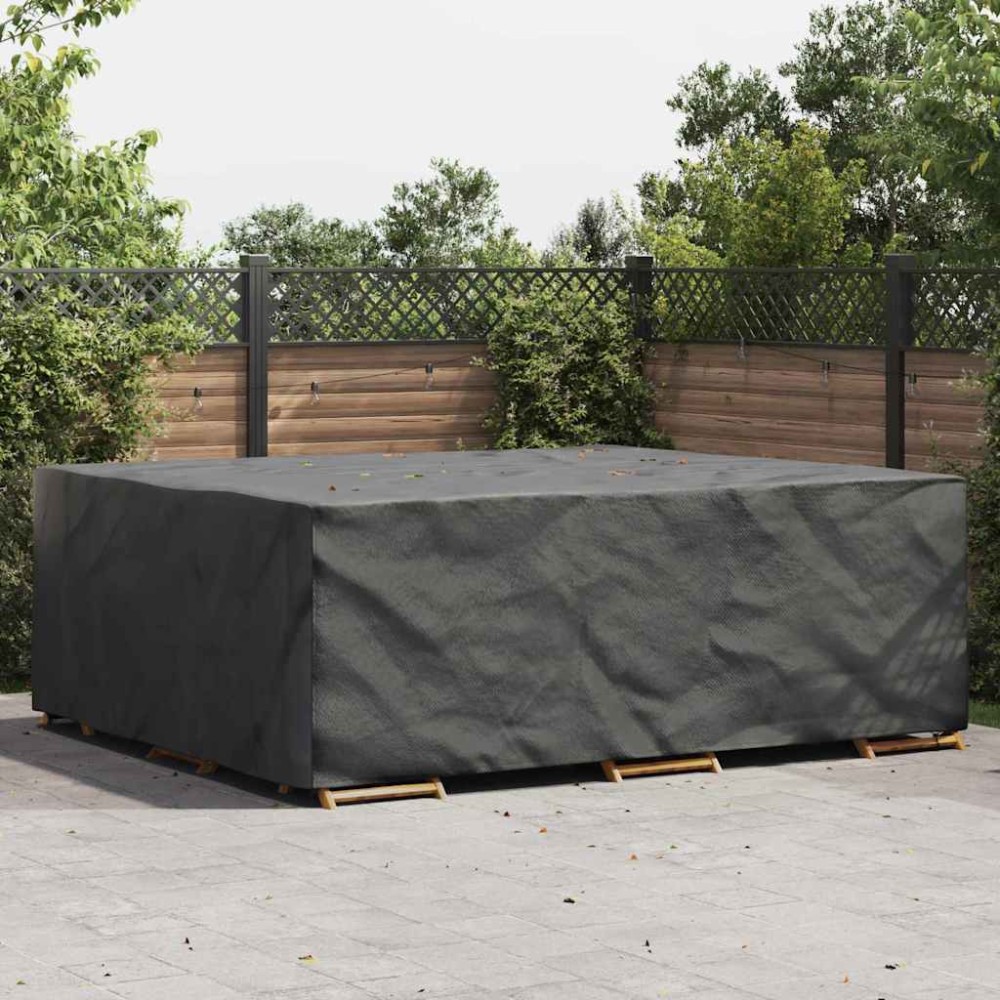 vidaXL Κάλυμμα επίπλων Μονόχρωμο Μαύρο 300x250x100cm 420D 1 τεμ.