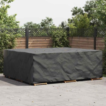 vidaXL Κάλυμμα επίπλων Μονόχρωμο Μαύρο 300x250x100cm 420D 1 τεμ.