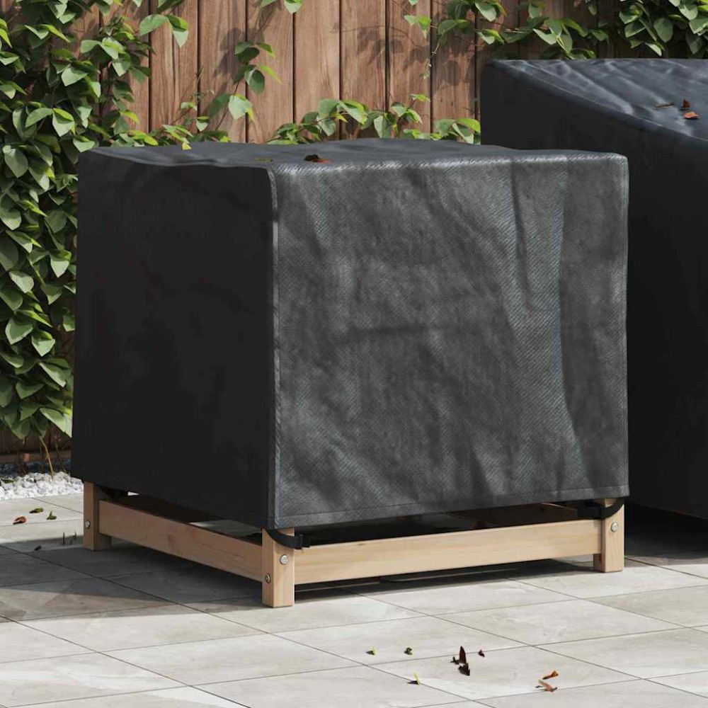 vidaXL Κάλυμμα επίπλων Μαύρο 64x64x65cm Ύφασμα Oxford 210D 1 τεμ.