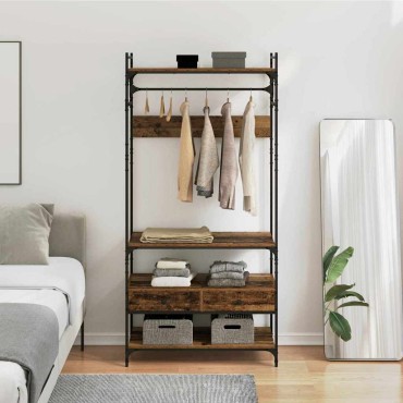 vidaXL Ντουλάπι Παλαιό ξύλο 89x39x184.5cm Επεξεργασμένο Ξύλο