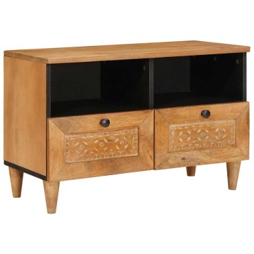 vidaXL Μονάδες TV Ανοιχτό καφέ 70x33x46cm Επεξεργασμένο Ξύλο