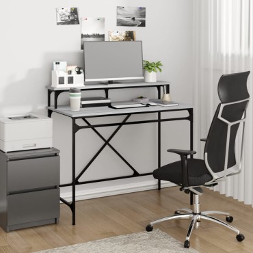 vidaXL Γραφείο Γκρι Sonoma 100x50x90cm από Επεξεργασμένο Ξύλο 1 τεμ.