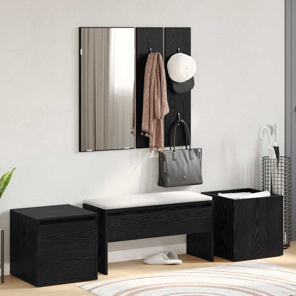 vidaXL Σετ επίπλων χωλ 6 τεμ. 80x31x40cm Επεξεργασμένο Ξύλο