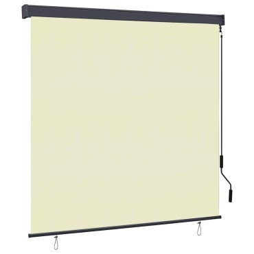 vidaXL Ρόλερ Κρεμ 180 x 250 cm Ύφασμα και Αλουμίνιο