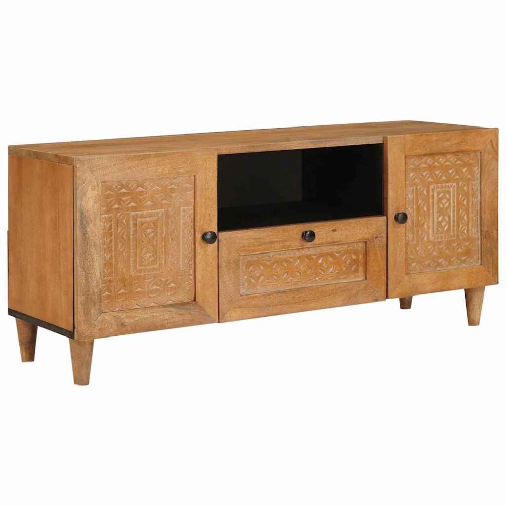 vidaXL Μονάδες TV Ανοιχτό καφέ 105x33x46cm Επεξεργασμένο ξύλο