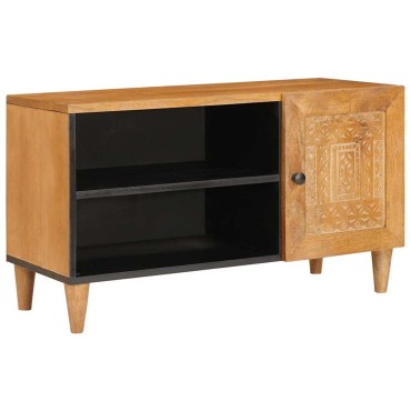 vidaXL Μονάδες TV Ανοιχτό καφέ 80x33x46cm Επεξεργασμένο ξύλο