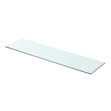 vidaXL Ράφι Πάνελ Διάφανο 80x20cm Γυάλινο 1 τεμ.