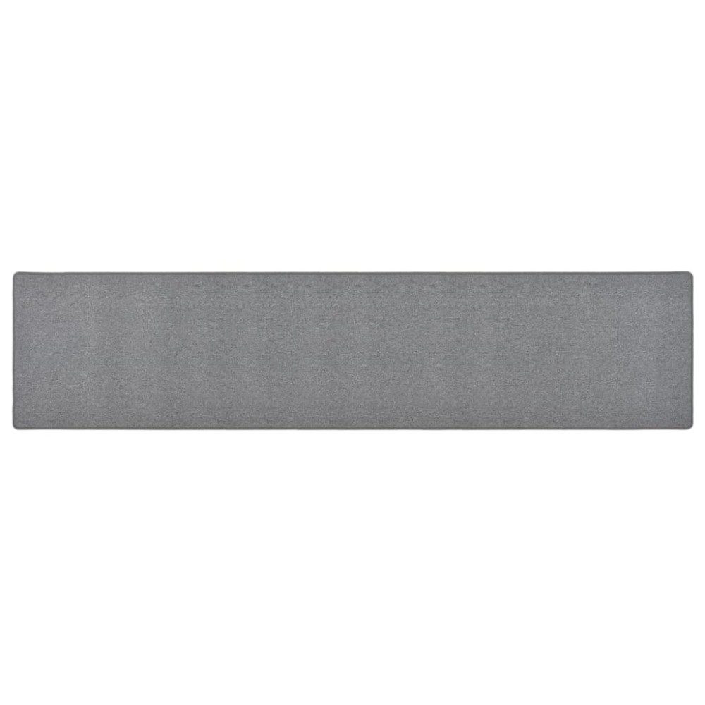 vidaXL Χαλί Διάδρομος Σκούρο Γκρι 80x400cm